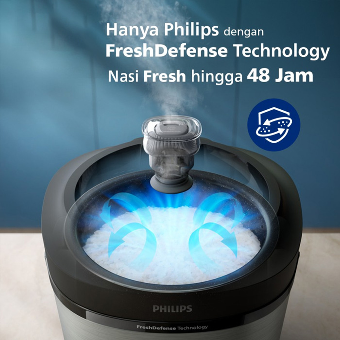 Philips Rice Cooker FreshDefense 3000 Series 1.8 L - HD3211/31 | HD-3211/31